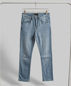 Men's Denim Straight Fit Jeans - Sky-Blue - JP-2261