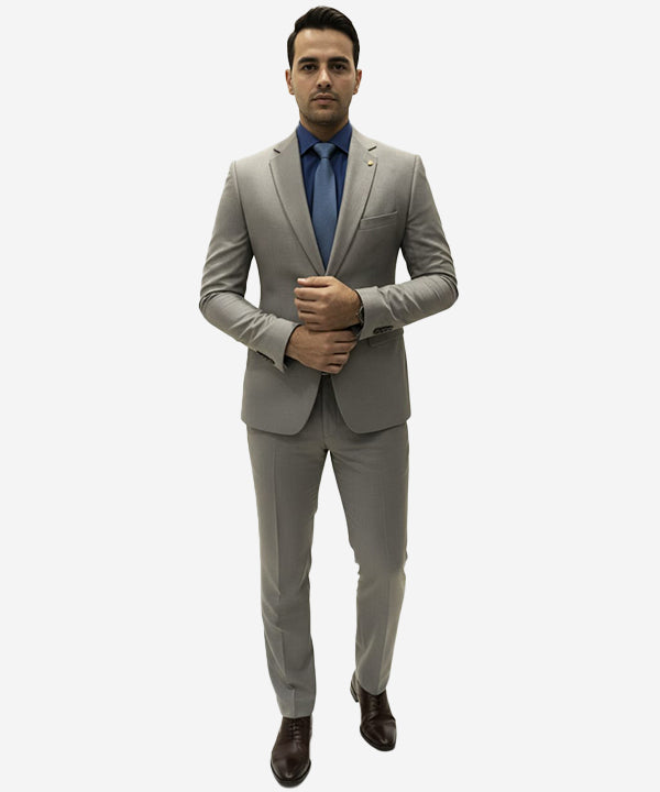 Formal Suit Gst-0122 Coffee 2 Button