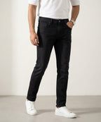 Men's Denim Slim Fit Jeans- Black JP-1817