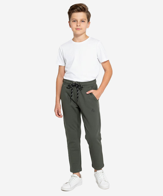 Kids Sports Trouser - D Green Blw-0128