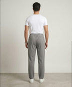Men’s Smart Baggy Waffle Trouser– LWR-0711 Grey