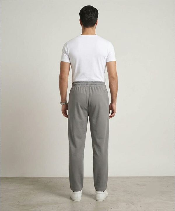 Men’s Smart Baggy Waffle Trouser– LWR-0711 Grey