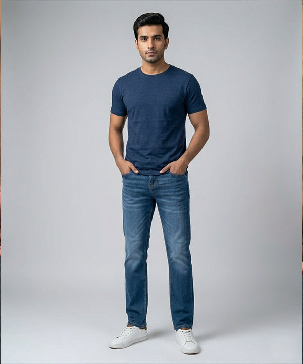 Men's Denim Smart Baggy- JP-2205 Blue