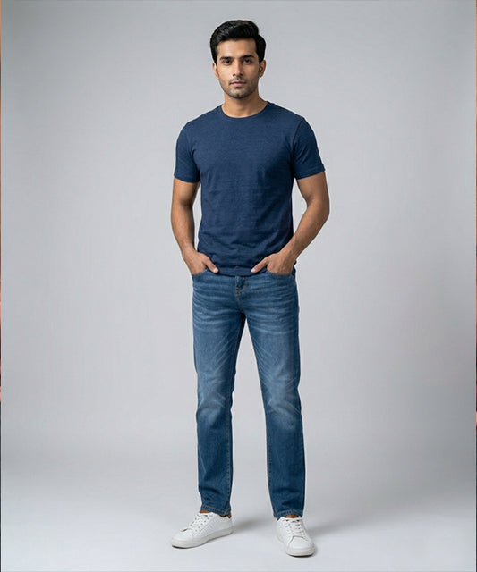 Men's Denim Smart Baggy- JP-2205 Blue
