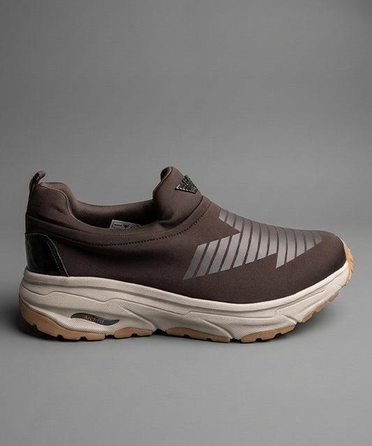 Slip-On Running Sneakers Fw-0173 Coffee