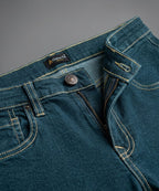Boys Greenish Stretch Denim Jeans- Bjp-0307