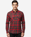 Men's Casual Shirt - Shc-1579 Red Chk