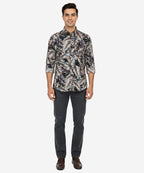 Men's Casual Shirt - Shc-1028 L Pink Floral