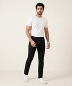 Men's Denim Slim Fit Jeans- Black JP-1860