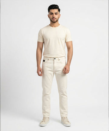 Men's Denim Smart Baggy- JP-2230 White