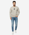 Men's Sweat Shirt - Beige Tsh-5975