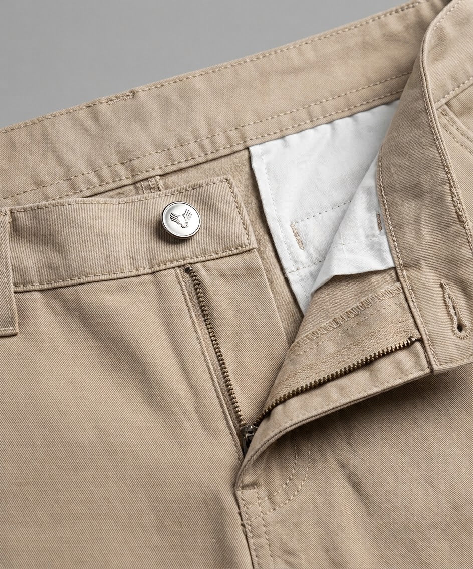 Men's Straight Fit Chino - Beige - CP-0560