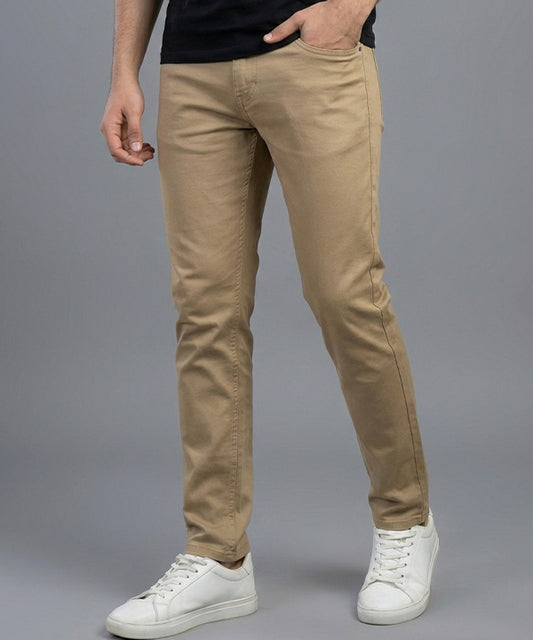 Men's Jogger-Style Denim - Brown JP-2009