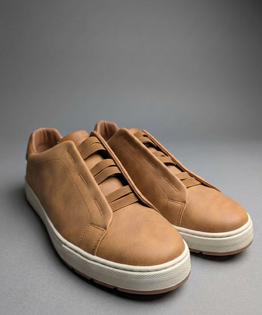Slip-On Casual Sneakers Fw-0167 Brown