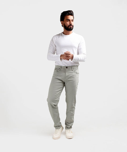 HR Clothing Men's Denim - Light Green