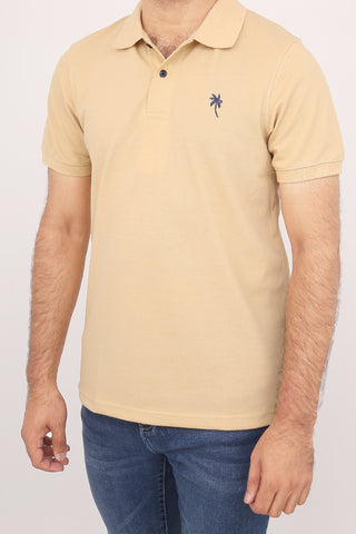 Men's Polo TSH-5320 Beige