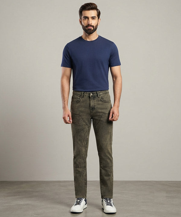 Men's Denim Smart Baggy- JP-2242 Brown