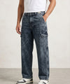 Men's Baggy Carpenter Denim- Jp-2208 Navy