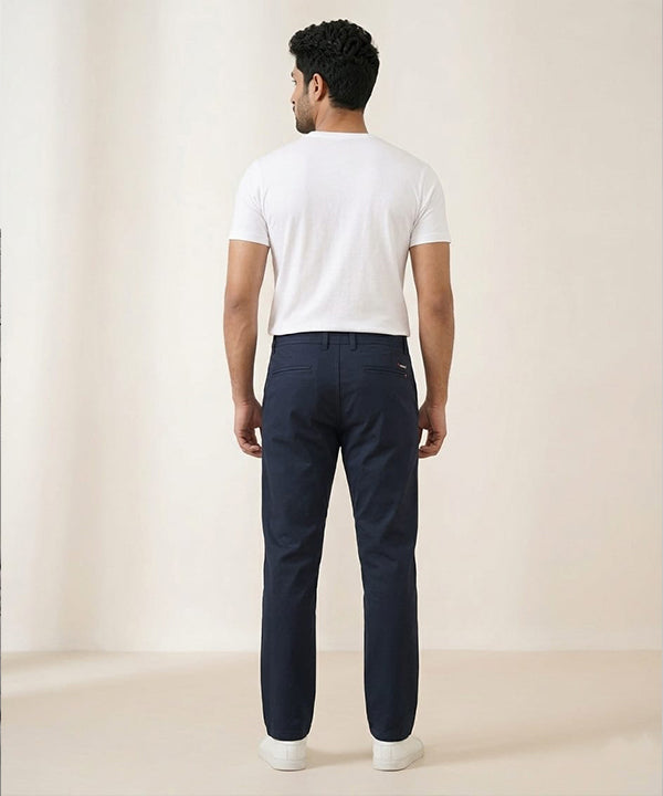Men's Straight Fit Chino - Navy - CP-0558