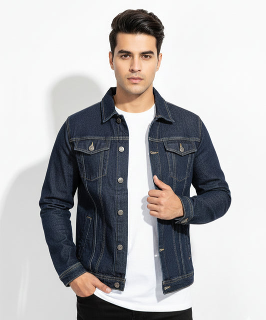 Men's Denim Jacket - Navy JK-0448