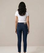 HR Clothing Women's Slim Fit Denim Jeans-LJP-0062–Navy