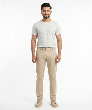 Men's Chino Straight Fit- Beige CP-0551