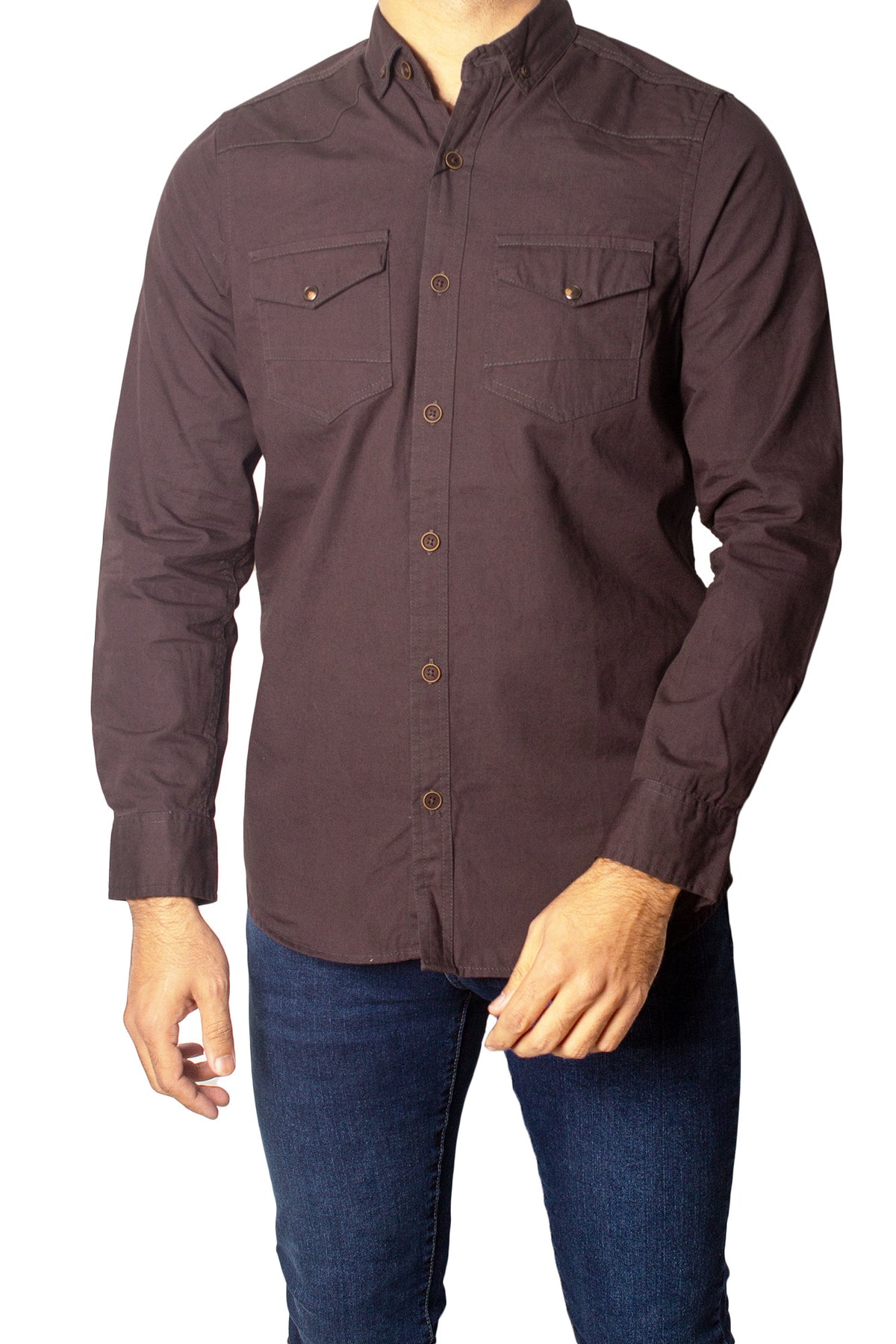 Men's Casual Shirt SHC-1706 D.Grey