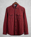Men's Casual Shirt - Shc-1579 Red Chk A