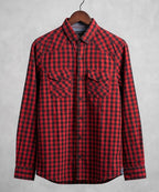Men's Casual Shirt - Shc-1579 Red Chk A