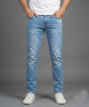 HR Clothing Men's Denim - L Blue JP-2092