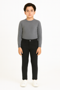 Kids Cotton Chino Pant - Bcp-0037 Black