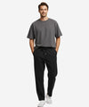 HR Clothing Men's Linen Trousers - Black