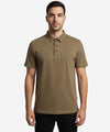Men's T-Shirt Polo L-Coffee Tsh-5924