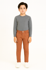 HR clothing Kids Cotton Pant - Rust