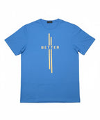 HR Clothing Men’s Printed T-Shirt – Light Blue TSH-5685