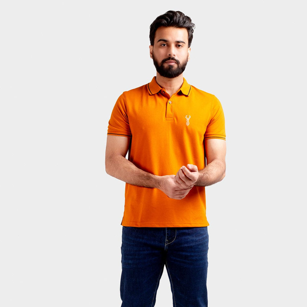 HR Clothing Men's Polo T-Shirt Mustard TSH-5518