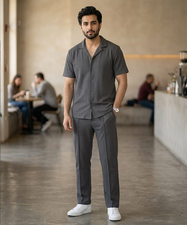 HR clothing Mens Thermal Co-Ord Set 3086/0706 -D-Grey