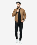 Men's Leather Jacket - Brown JK-0444