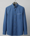 Men's Casual Shirt - Shc-1062 Dotted Blue