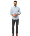 Men's Casual Shirt - Shc-1381 Sky Blue