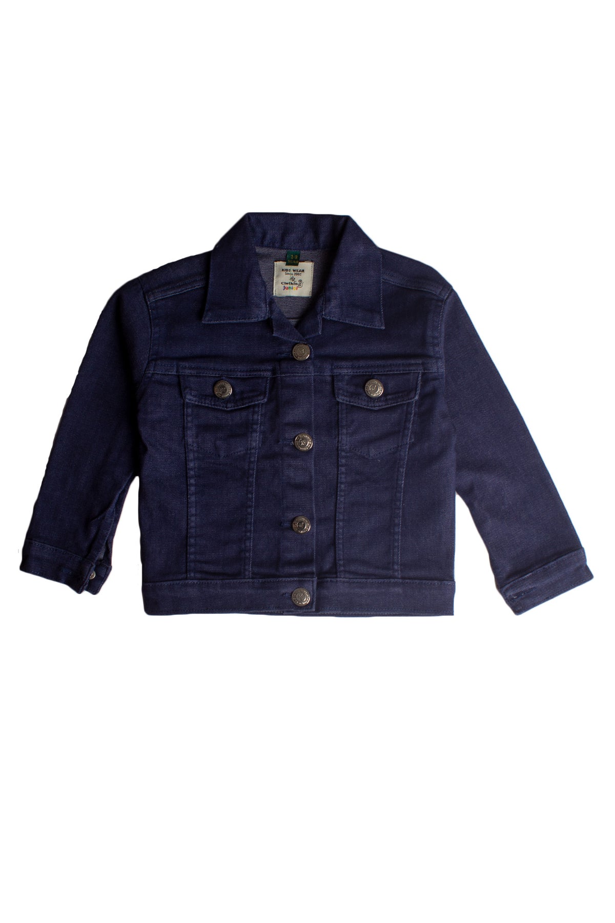 Kids Unicorn Back Printed Denim Jacket BJK-0050 Blue