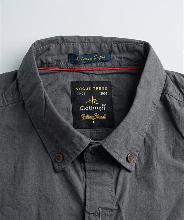 Men's Casual Shirt Half sleves - D-Grey Shc-1925 (ORG-H)