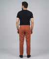 HR Clothing Men's Linen Trousers - Rust LWR-0537