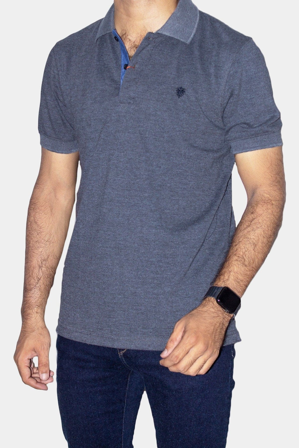 Men's Polo TSH-6649 D-Grey