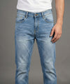 Men's Smart Baggy Denim - Blue Jp-2098