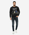Men's Sweat Shirt - Black Tsh-5980