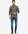Men's Casual Shirt - Shc-1192 Brown Chk