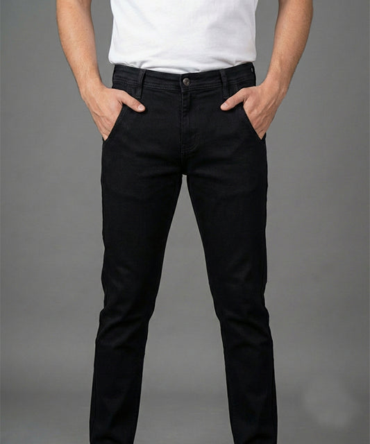 HR Clothing Men's Denim - Black JP-2102