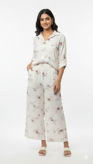 Women's Co-Ord Suit Off-White