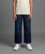 Boys Navy Straigth Jeans - Bjp-0308